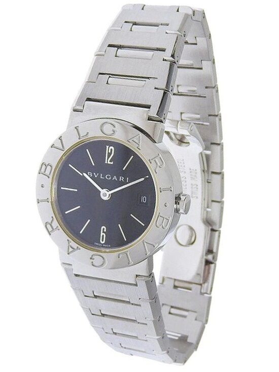 BVLGARI Bvlgari Bvlgari Watches BB26Stainless Steel Silver blackDial Stain...